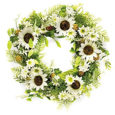 Sunflower & Berries Wreath - The Fox Decor